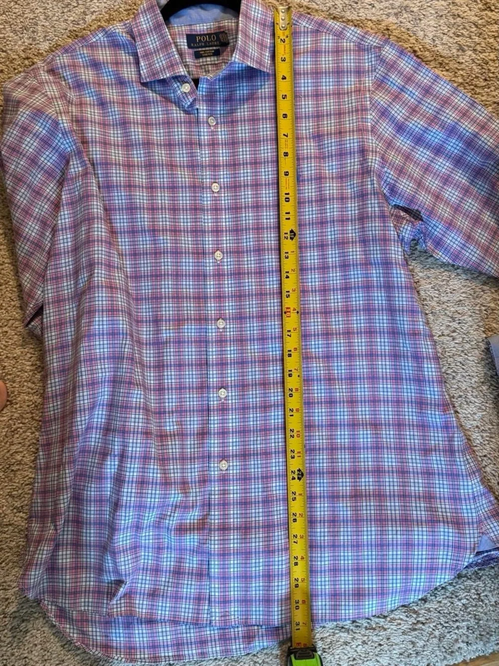 Polo by Ralph Lauren Pink & Light Blue Plaid Button-Down Shirt